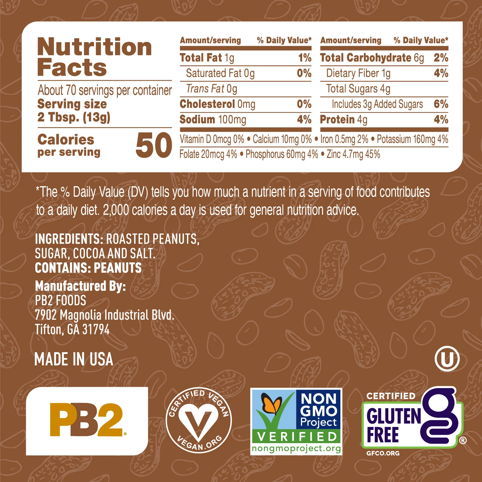 PB2 - Powdered Peanut Butter - Cocoa - Image 3