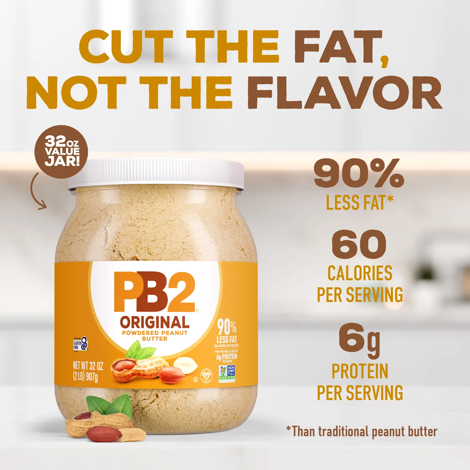 PB2 - Powdered Peanut Butter - Original - Image 4