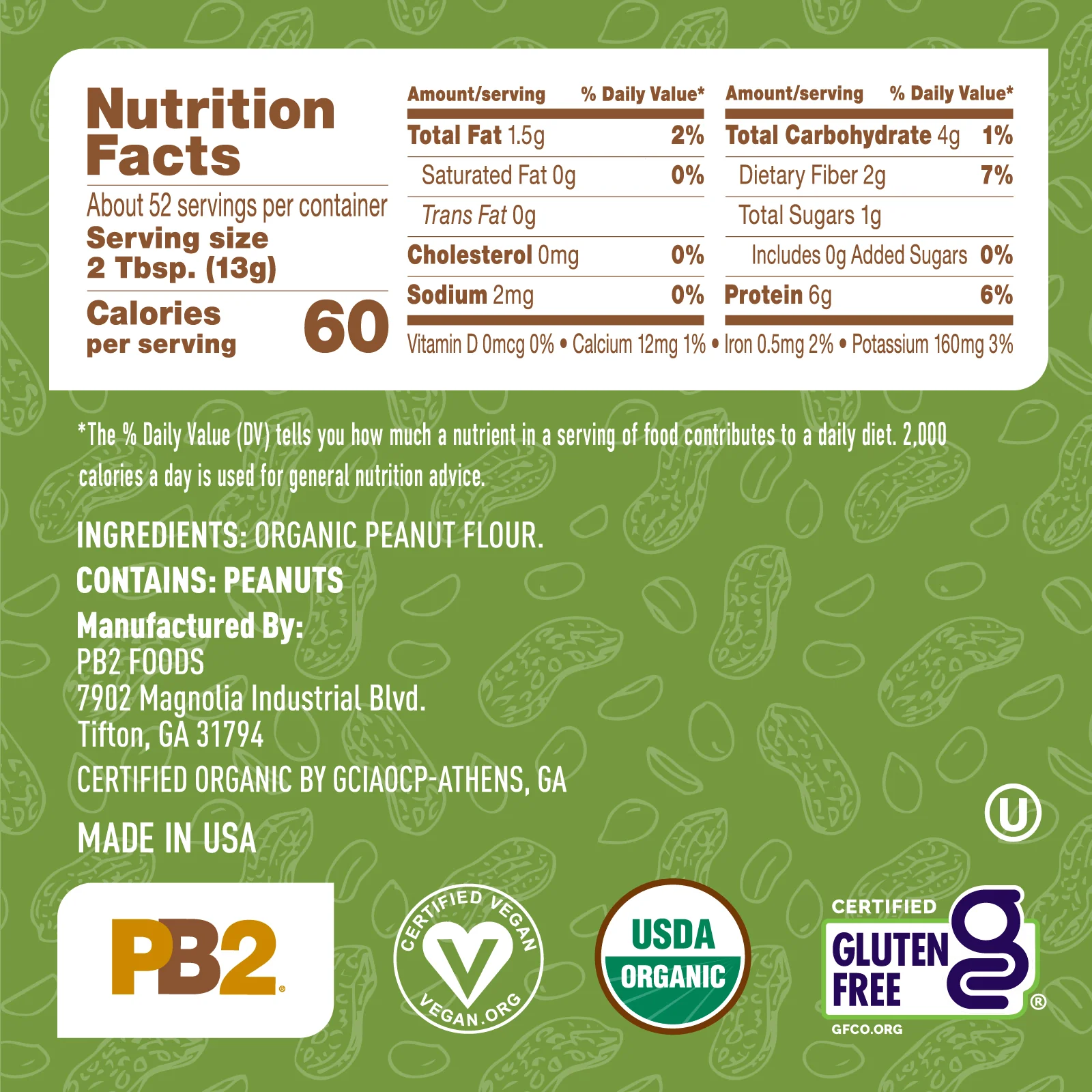 PB2 Pure Organic Peanut Powder - Image 3