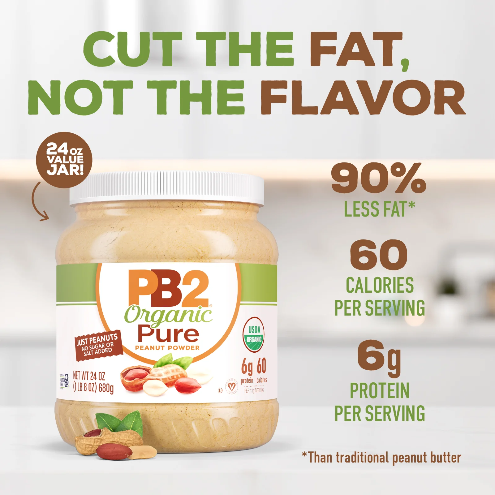 PB2 Pure Organic Peanut Powder - Image 4